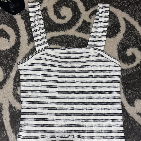 American Eagle Striped Tank Top - Picture 1 of 3